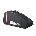 Schlägertasche Wilson  Tour 6PK Racket Bag 2025 Black