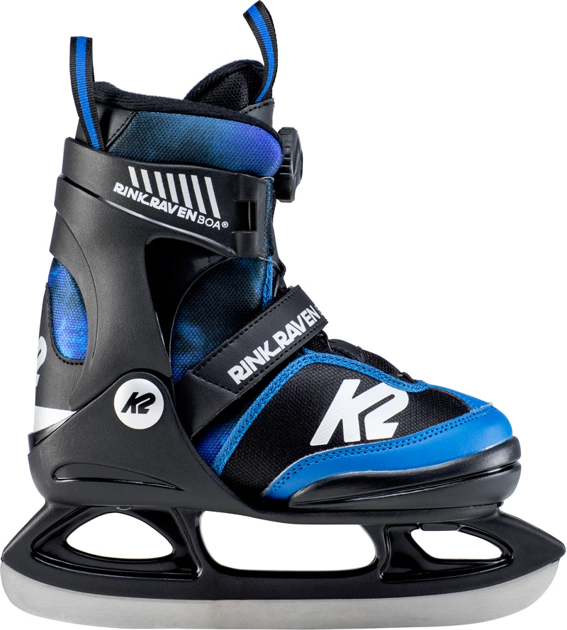 Schlittschuhe K2 Rink Raven Boa Black/Blue | Sportega