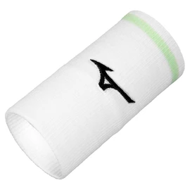 Schweißband Mizuno Wristband Long With Line White/Neo Mint