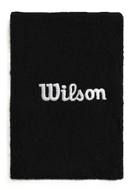 Schweißband Wilson Wide Terry Wristbands Black