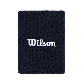 Schweißband Wilson Wide Terry Wristbands Classic Navy