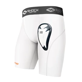 Shorts mit Tiefschutz Shock Doctor BioFlex Cup White Senior