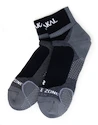 Socken Karakal  Socks Quad Density X4 Ankle Black/grey-41-47