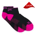 Socken Karakal  Socks X2+ Female Trainer Black/Pink-36-41