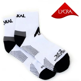 Socken Karakal Socks X2+ Men Ankle White/Black-41-47