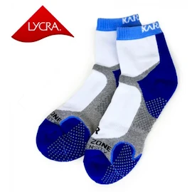 Socken Karakal Socks X4 Men Ankle White/Navy-41-47