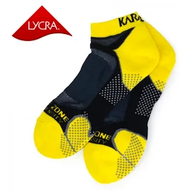 Socken Karakal Socks X4 Men Trainer Yellow Black-41-47