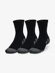 Socken Under Armour  Performance Cotton 3p Mid-BLK