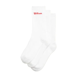 Socken Wilson Crew Logo Sock 3 Pack Bright White