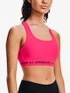 Sport BH Under Armour  Crossback Mid Bra-PNK