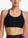 Sport BH Under Armour  Infinity High Bra Zip-BLK