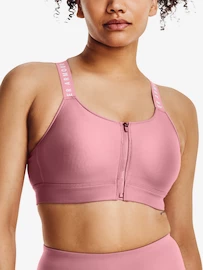 Sport BH Under Armour Infinity High Bra Zip-PNK