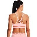 Sport BH Under Armour  Seamless Low Long Htr Bra pink Beta Tint