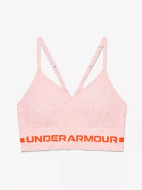 Sport BH Under Armour Seamless Low Long Htr Bra pink Beta Tint