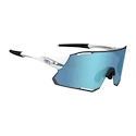 Sport Brille Tifosi  Rail Race Matte White Clarion Blue/Clear