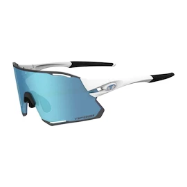 Sport Brille Tifosi Rail Race Matte White Clarion Blue/Clear