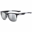 Sport Brille Uvex  LGL 42 Black Transparent/Mirror Silver (2916)