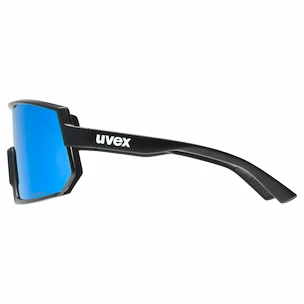 Sport Brille Uvex  Sportstyle 235 P Black Mat/ Mir.Blue