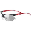 Sport Brille Uvex Sportstyle 802 Vario Black/Red