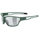 Sport Brille Uvex Sportstyle 806 V MAT Moss/Smoke