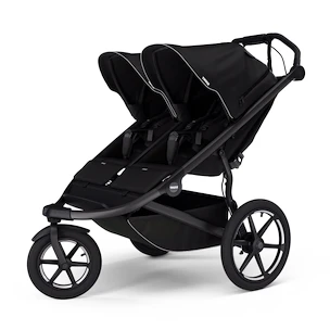 Sportkinderwagen Thule Urban Glide 3 Double Black + 2x Sicherheitsbügel + Regenschutz + Mückennetz