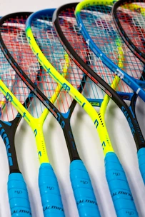 Squashschläger Salming  Grit Powerlite Racket Blue/Yellow