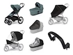 Stadt-Kinderwagen Thule Urban Glide 4-wheel Mid blue + Bassinet Mid blue SET 7in1