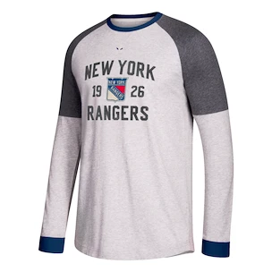 T-shirt Long Sleeve adidas Crew NHL New York Rangers