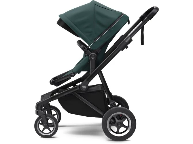 Thule Sleek Mallard Green on Black Bassinet Sportega