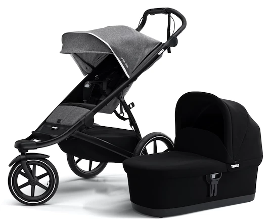 Thule Urban Glide 2 Hellgrau Sport Kinderwagen Bassinet Sportega