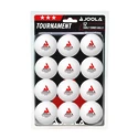 Tischtennisbälle Joola  Tournament *** 40+ White 12 Pack