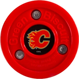 Trainingspuck Green Biscuit Calgary Flames