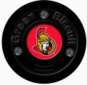 Trainingspuck Green Biscuit  Ottawa Senators