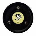 Trainingspuck Green Biscuit  Pittsburgh Penguins Black