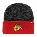 Wintermütze 47 Brand  Two Tone Brain Freeze Cuff Knit NHL Chicago Blackhawks