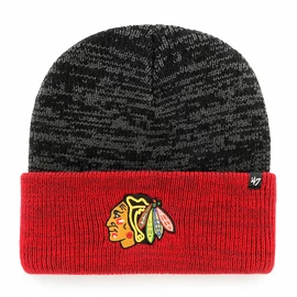 Wintermütze 47 Brand Two Tone Brain Freeze Cuff Knit NHL Chicago Blackhawks